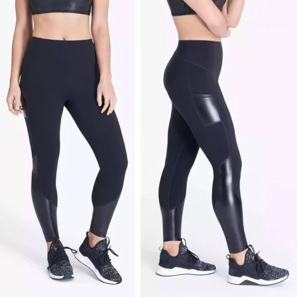 Spanx Every Wear Active Gloss Pocket Leggings - Picture 3 of 6
